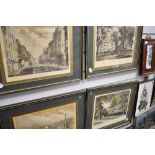 Four vintage prints of Victorian life
