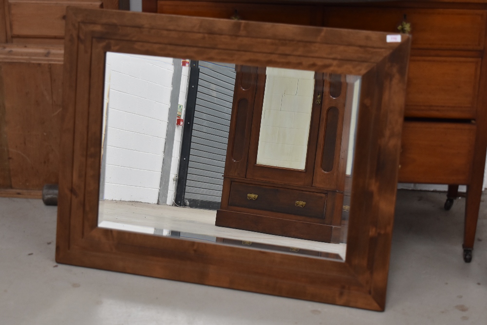 A modern wall mirror by Laura Ashley, with landscape or portrait fixings, approx 97 x 75cm