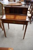 A nice quality modern reproduction desk, top removable if prefer to use as a hall or side table