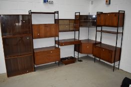A large selection of Avalon ladderax style units including glazed and cocktail sections etc