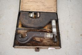 A set of vintage nut splitters, Sykes Pickavant