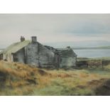 A watercolour, Barry Tomlinson, Moorland scene Ashworth, signed and dated, and attributed verso,