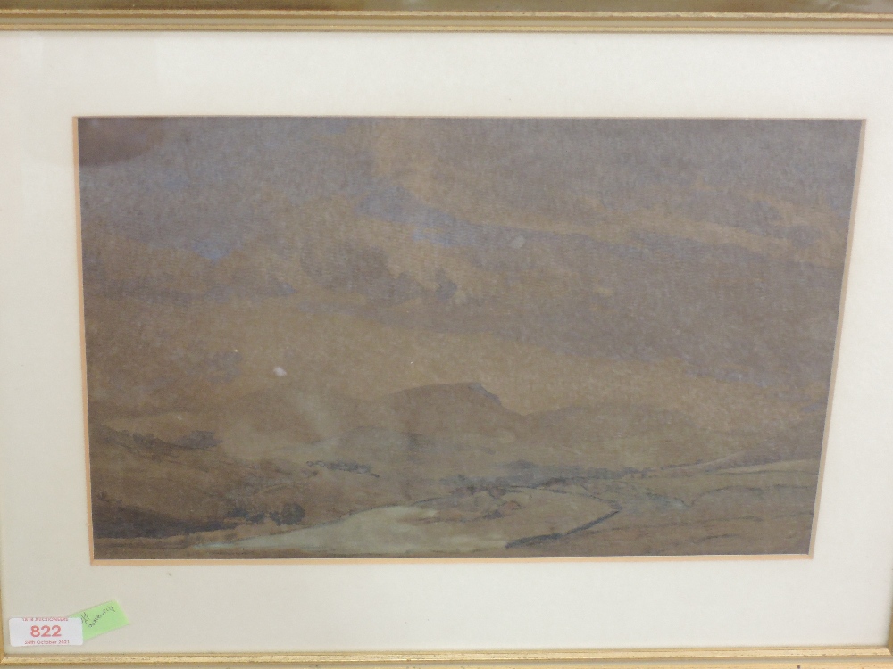 A watercolour, W H Somervell, sepia landscape, indistinctly signed and dated 1917, 24 x 34cm, plus - Image 2 of 9