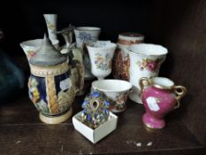 A selection of ceramics including Royal Cauldon etc