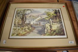 A signed and limited run print after Judy Boyes depicting Loughrigg Fell 261/850