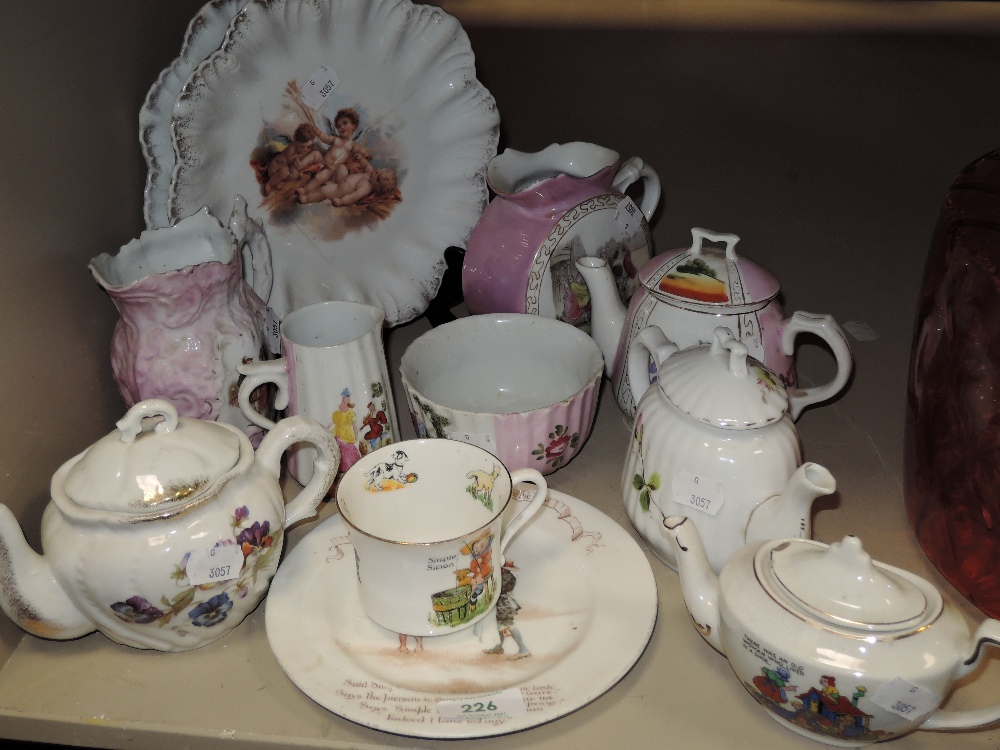 A good quantity of vintage ceramics including childrens table items and more.