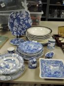 A mixed lot of ceramics including Copeland Spode, Myott and more.