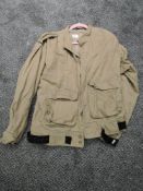 A gents retro beige jacket.