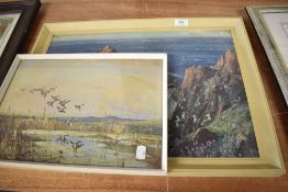 Two mid century prints after Vernon Ward