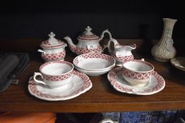 A breakfast or tea service for one by Brixton in good condition