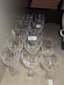 A selection of vintage glasses.