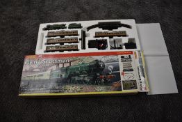 A Hornby 00 gauge Electric Train Set, Flying Scotsman appears complete, boxed R1039