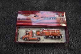 A Corgi limited edition 1:50 scale diecast, Hauliers of Renown, Scania T Feldbinder Tanker, AMC