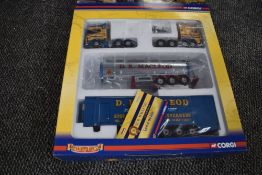 A Corgi limited edition 1:50 scale Hauliers of Renown set, D R Macleod of Stornoway, mirrors