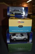 Eighteen Corgi and Lledo limited edition and collectors edition diecast Cars including Jaguar E Type