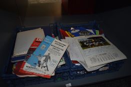 A collection of 1960's and later Football Programmes, magazines and ephemera including Liverpool V