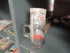 A large glass tankard inscribed Derian House Golf Classic 1998 along with four volumes of Golf