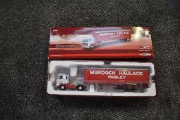 A Corgi limited edition 1:50 scale diecast, Hauliers of Renown, Scania 111 Tautliner Curtainside