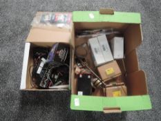 Two boxes of Radio Control Spares and accessories including two MFA 919D Series Single Ratio Motor