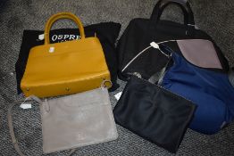 A selection of Handbags including Osprey and Radley.