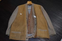 A gents vintage jacket and waistcoat.