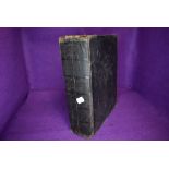 A large family leather bound bible dated 1804