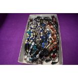 A large selection of fashion costume jewellery necklaces