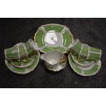 A collection of Sadler Rode Heath including cups and saucers, plates, sugar basin and jug.