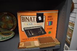 A vintage Binatone tv game.