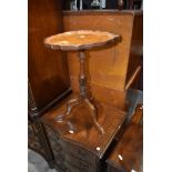 An early 20th Century mahogany wine table