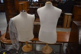 Two tailors or shop display torso dummies