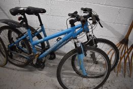 Two Ridgeback mountain bikes, MX2 , 17' frames