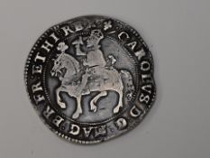 A Charles I Half Crown, First Horseman, Tower Mint Under The King 1625-1642, King on Horse Back with