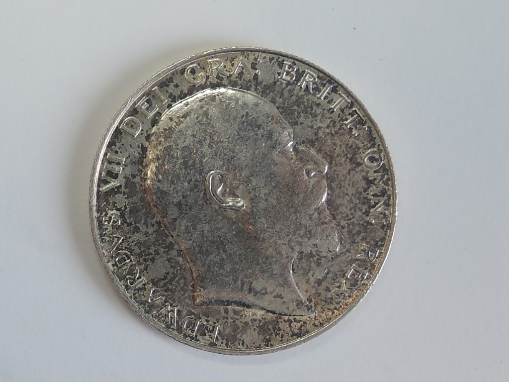 A Edward VII 1909 Silver Half Crown