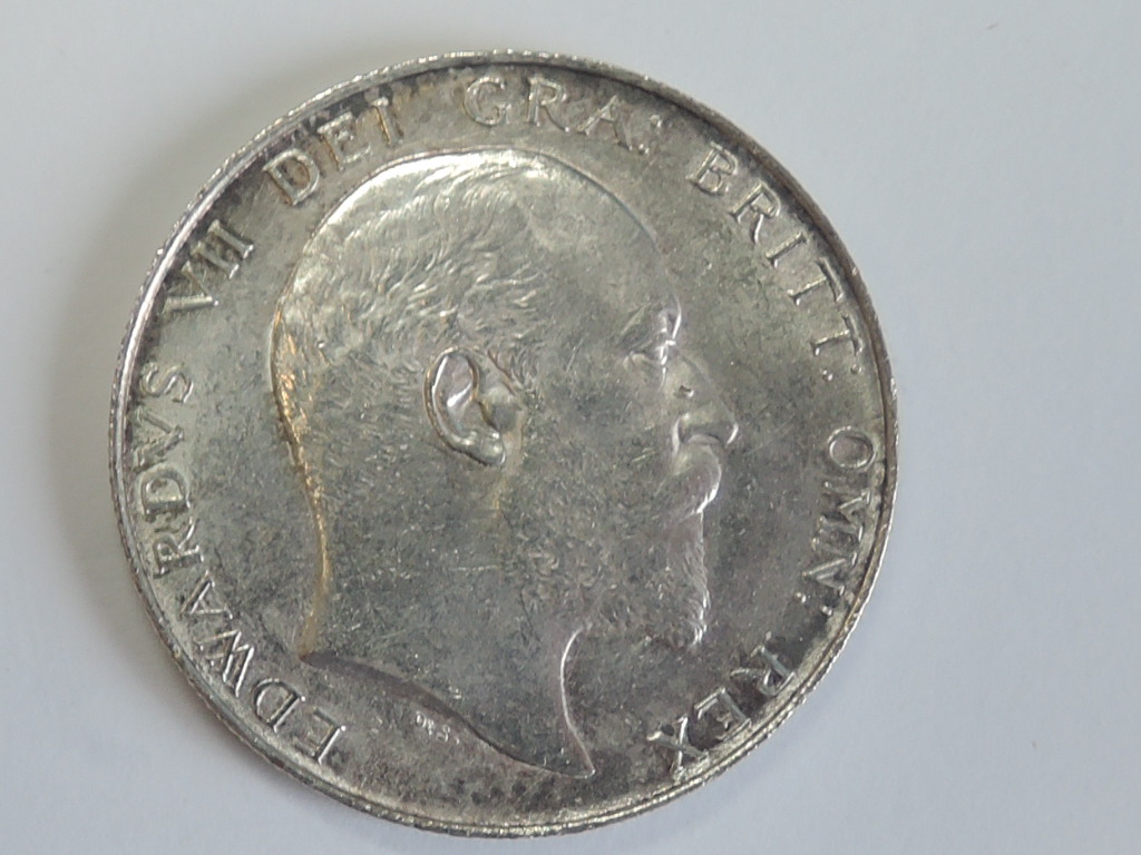 A Edward VII 1902 Silver Half Crown