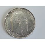 A Edward VII 1902 Silver Half Crown