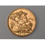 A George V 1918 Gold Sovereign