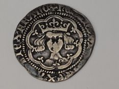 A Henry V 1413-1422 Groat, normal frowning bust, mullet on right shoulder