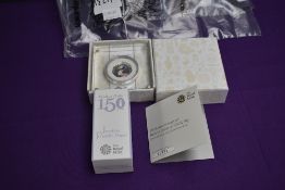 A Royal Mint Limited Edition 150th Anniversary of Beatrix Potter 2016 Silver Proof 50p, Jemima