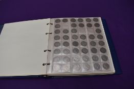 An Album of GB Coins including Silver, Threepences, Sixpences, Half Crowns and modern £1 and £2