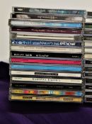 A lot of 30 compact discs with alternative rock , progressive and much more - some really
