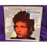 A vinyl box set of Bob Dylan's ' Biograph ' five records in total - some wear to box with vinyl in