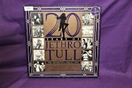 A five album Jethro Tull set in box - some wear to box but nothing serious - vinyl is EX