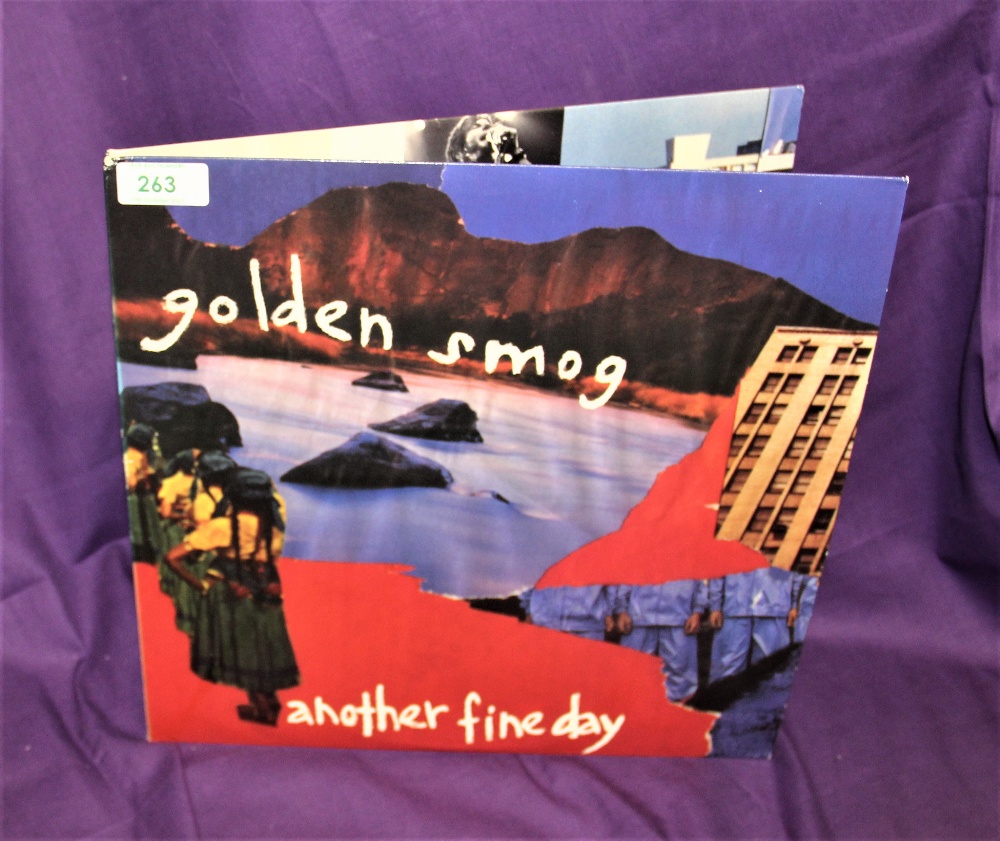 A deleted yellow vinyl album by US underground band ' Golden Smog ' in EX