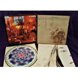 A four album prog rock interest lot - the Traffic is a later press
