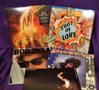 A ten album lot of Bob Dylan records - mix of original and later pressings - please ask for more