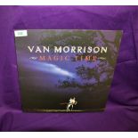 A long out of print and sought after vinyl copy of ' Magic Time ' by Van Morrison in EX