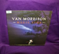 A long out of print and sought after vinyl copy of ' Magic Time ' by Van Morrison in EX