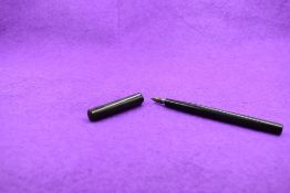 A Mabie Todd & Co Blackbird Eyedropper pen, in chased BHR a MT & Co No2 nib. Approx 13.8cm