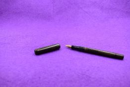 A Mabie Todd & co Swan SF1 Self Filler leverfill fountain pen in chased BHR (discoloured), screw